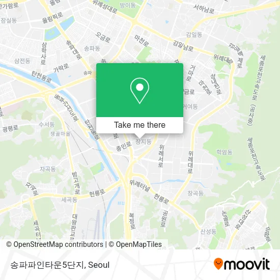 송파파인타운5단지 map