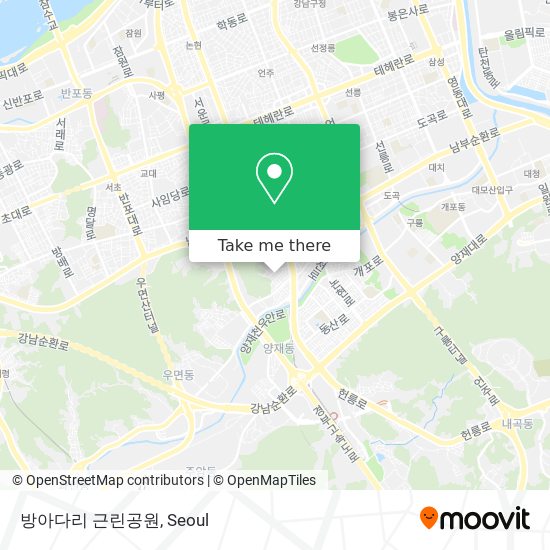 방아다리 근린공원 map