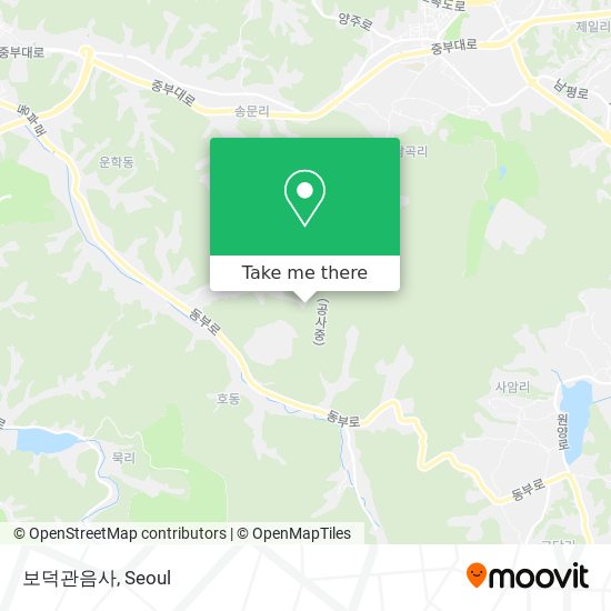 보덕관음사 map