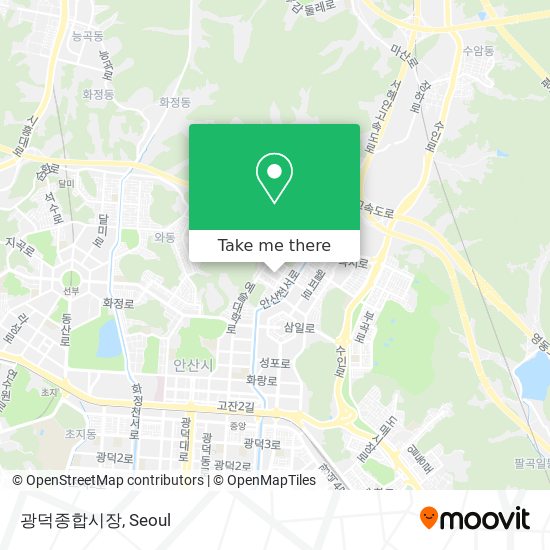 광덕종합시장 map
