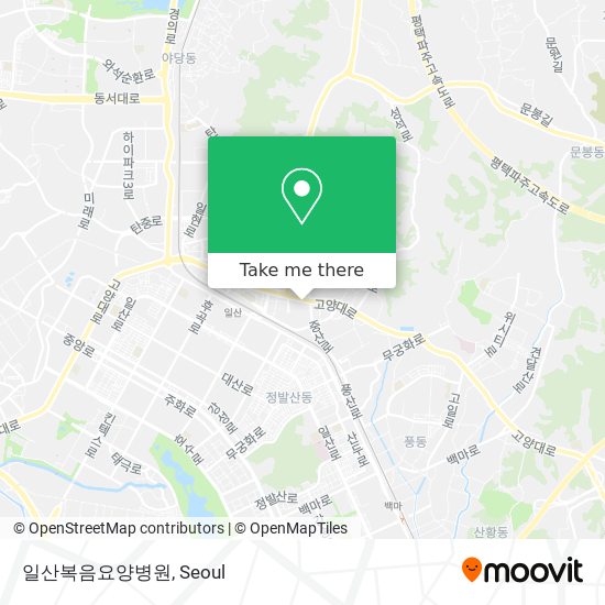 일산복음요양병원 map