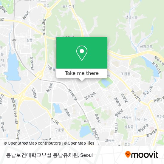동남보건대학교부설 동남유치원 map