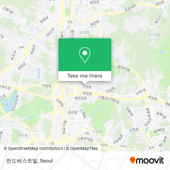 한도베스트빌 map