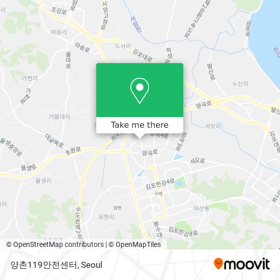 양촌119안전센터 map