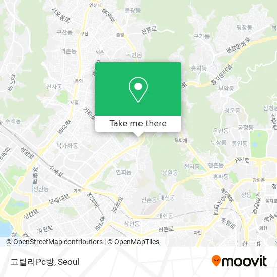 고릴라Pc방 map
