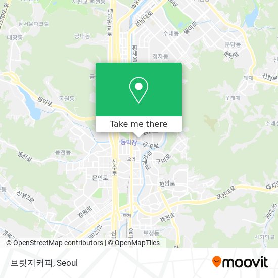 브릿지커피 map