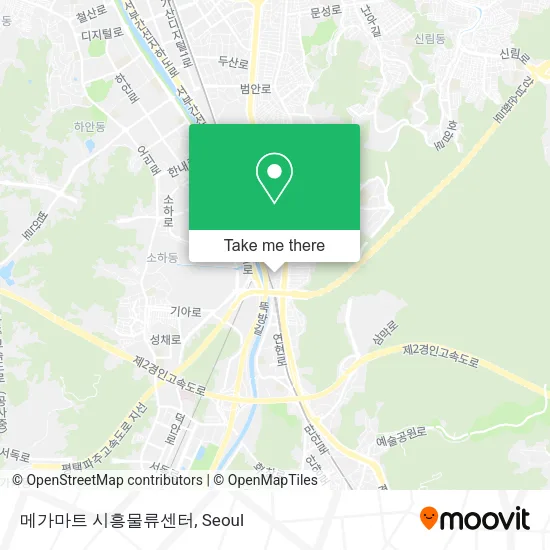 메가마트 시흥물류센터 map