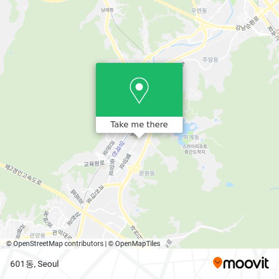 601동 map