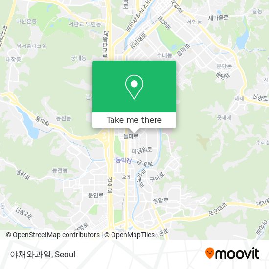 야채와과일 map