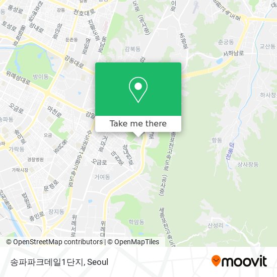 송파파크데일1단지 map