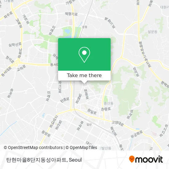 탄현마을8단지동성아파트 map