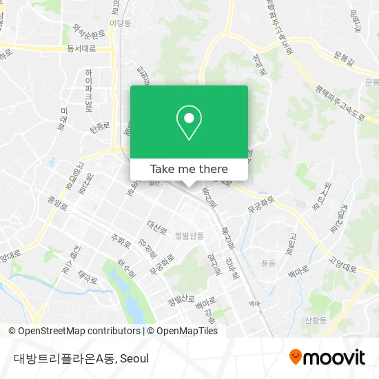 대방트리플라온A동 map