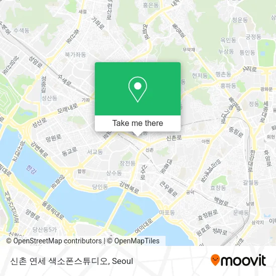 신촌 연세 색소폰스튜디오 map