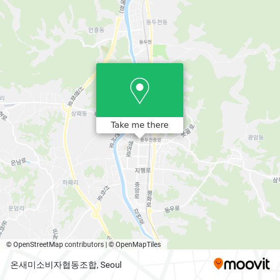 온새미소비자협동조합 map