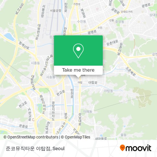 준코뮤직타운 야탑점 map