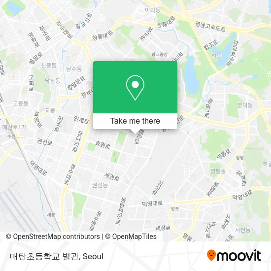 매탄초등학교 별관 map