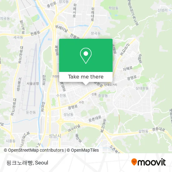 핑크노래빵 map