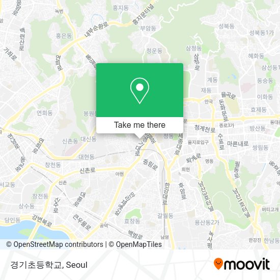 경기초등학교 map