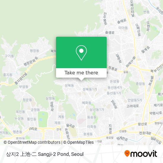 상지2 上池-二 Sangji-2 Pond map
