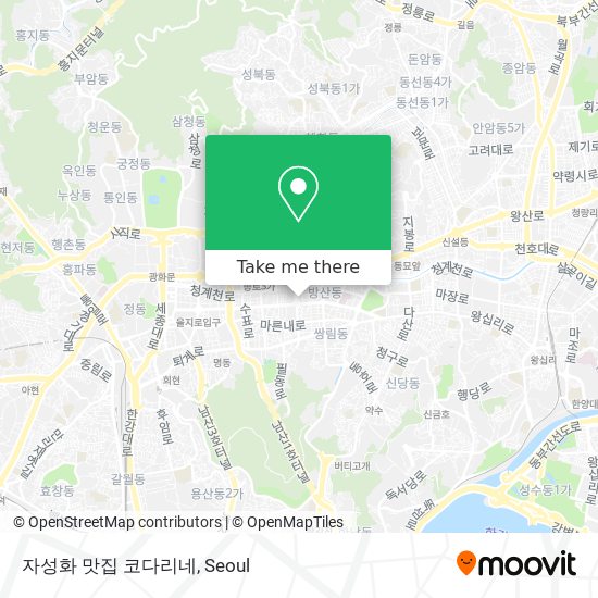 자성화 맛집 코다리네 map