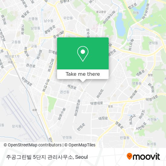 주공그린빌 5단지 관리사무소 map