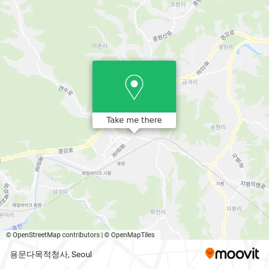 용문다목적청사 map
