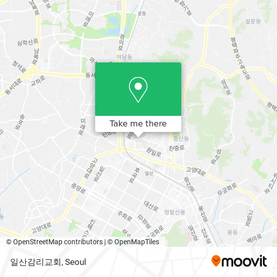 일산감리교회 map