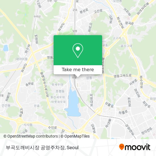 부곡도깨비시장 공영주차장 map