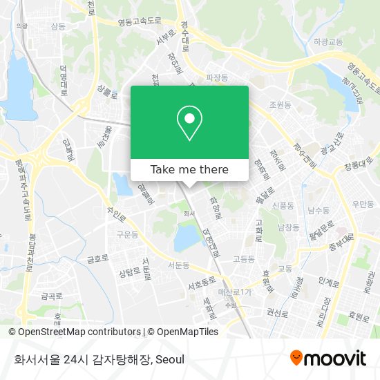 화서서울 24시 감자탕해장 map