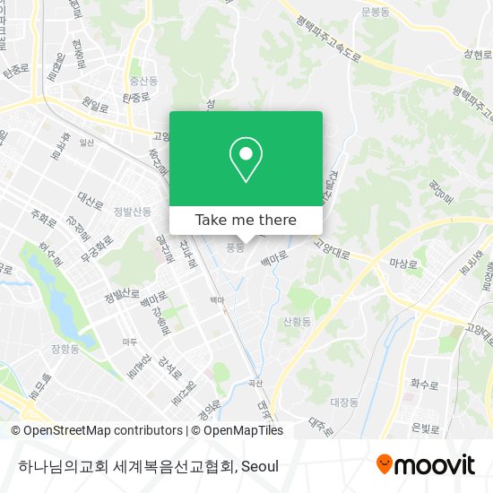 하나님의교회 세계복음선교협회 map
