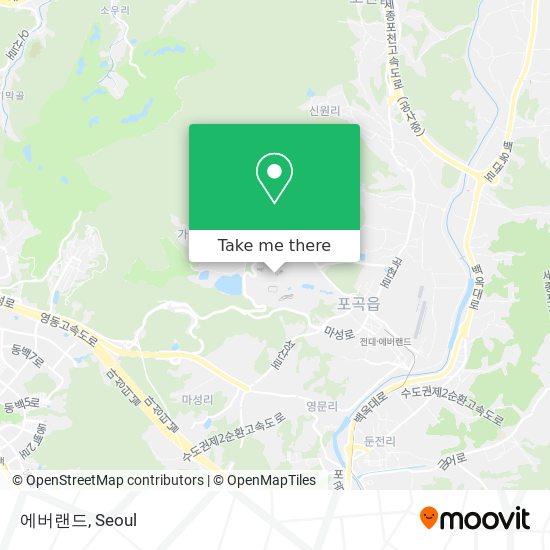 에버랜드 map