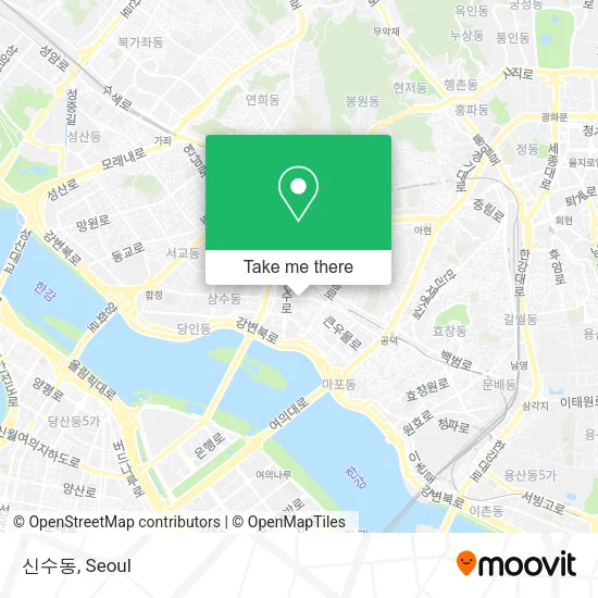 신수동 map