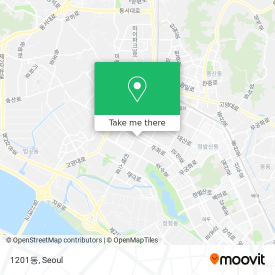 1201동 map