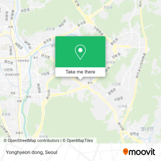 Yonghyeon dong map
