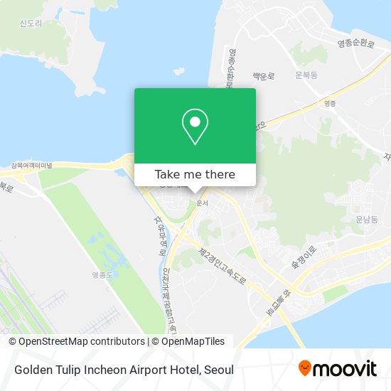 Golden Tulip Incheon Airport Hotel map