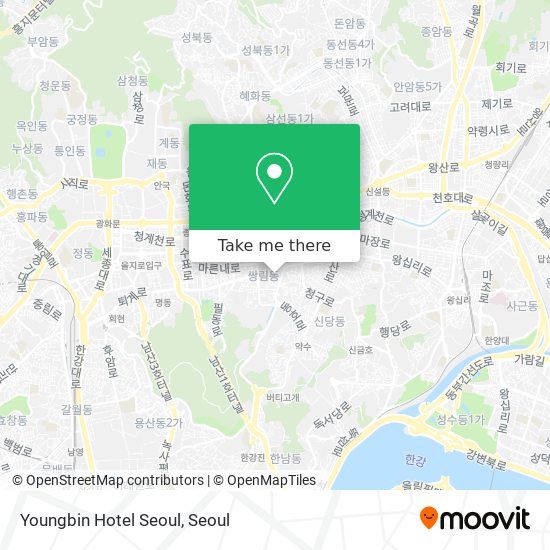 Youngbin Hotel Seoul map