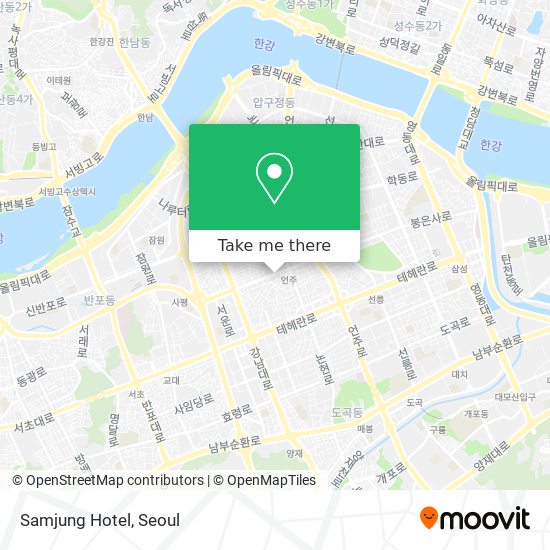 Samjung Hotel map