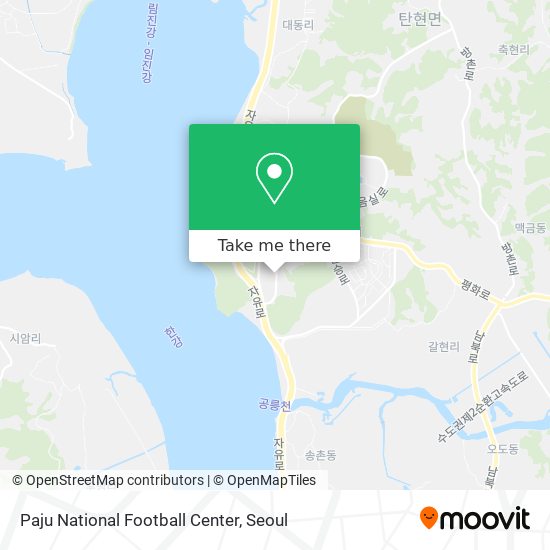 Paju National Football Center map