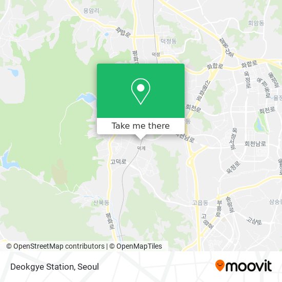 Deokgye Station map