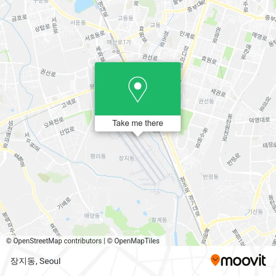 장지동 map