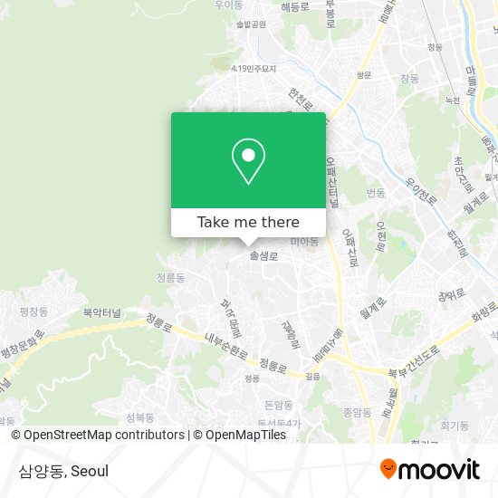 삼양동 map