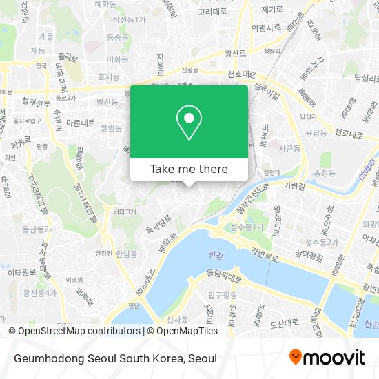 Geumhodong Seoul South Korea map