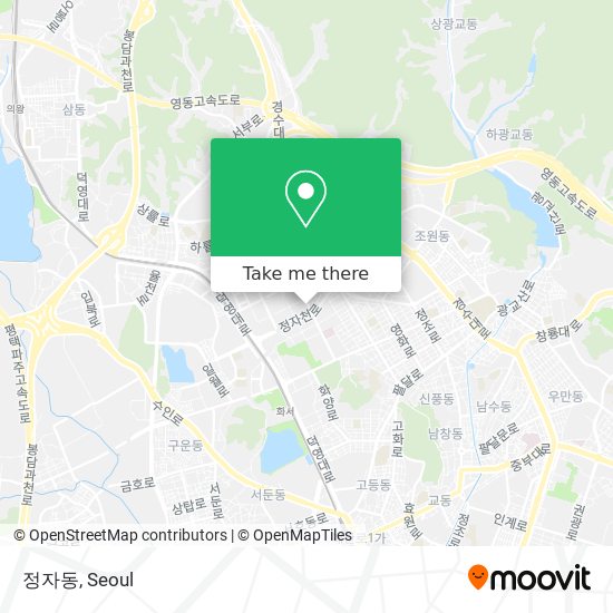 정자동 map