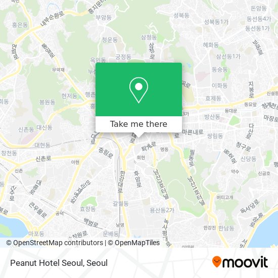 Peanut Hotel Seoul map