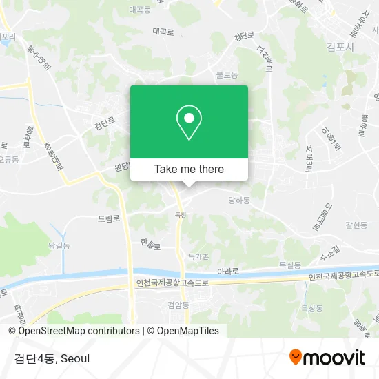 검단4동 map