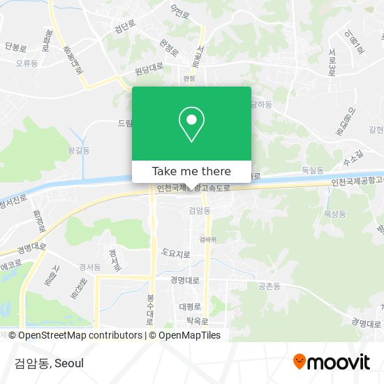 검암동 map