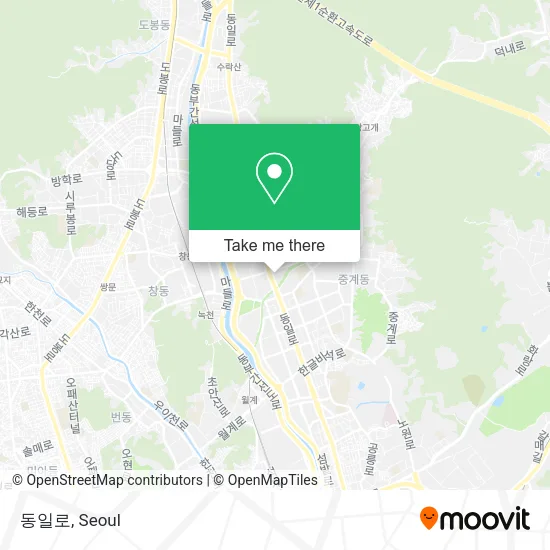 동일로 map