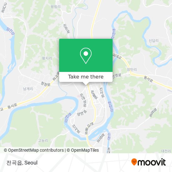 전곡읍 map