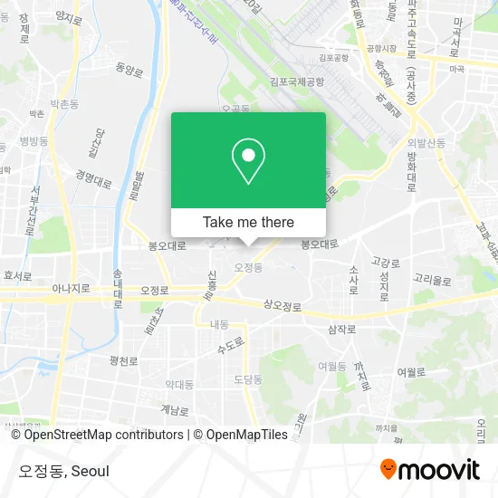 오정동 map
