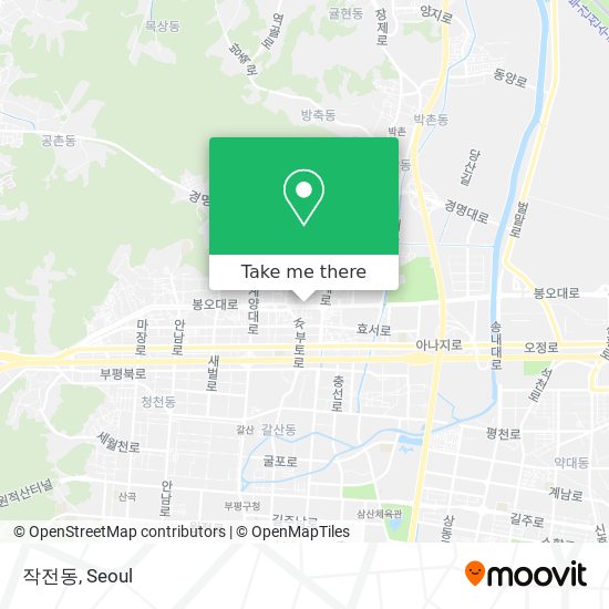 작전동 map